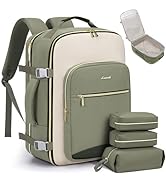 LOVEVOOK 40L Travel Backpack for Women &amp; Men, Large Carry on Backpack for Airplanes with 3 Packin...
