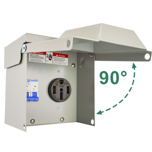 50 Amp RV Electrical Outlet Panel