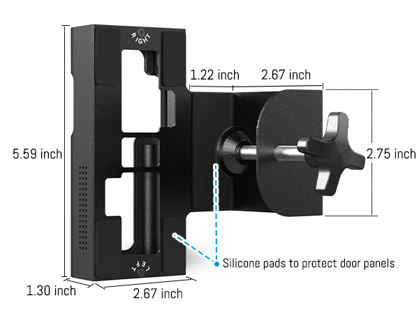 ring doorbell door mount metal