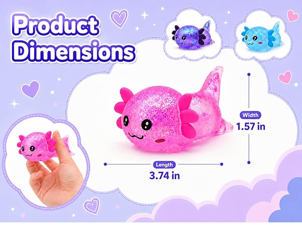 Axolotl Squishy Toy