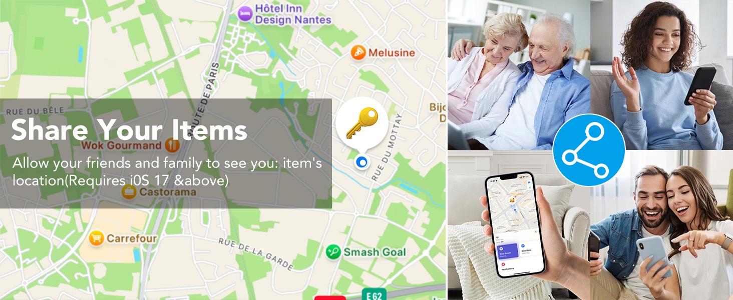 a screenshot of a map showing a map of the hotel.