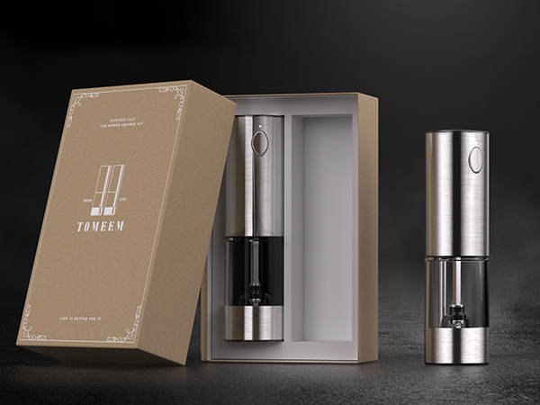 Electric Salt and Pepper Grinder Set