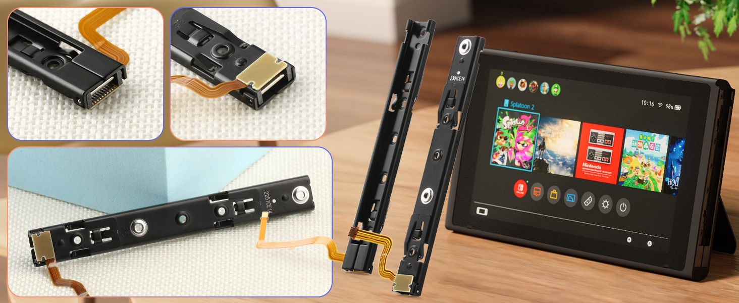  Slide Rail for Nintendo Switch console