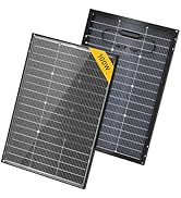 BougeRV 24V N-Type 16BB 100W Bifacial Solar Panel, 24V 100 Watt Solar Panel, for RV Camping Boat ...