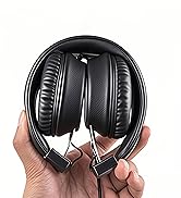 Olyre Kids Headphones, Toddler Headphones with Cord for School Plane Travel, Lightweight Stereo W...