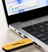 iDsonix 128GB USB Flash Drive Externe SSD, Up to 1073MB/s, Thumb Drive with Dual USB A 3.2 + Type...