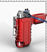 Jaerdhs Windproof Arc Plasma Lighter(Red)