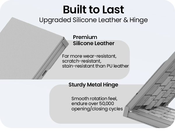 foldable keyboard with touchpad