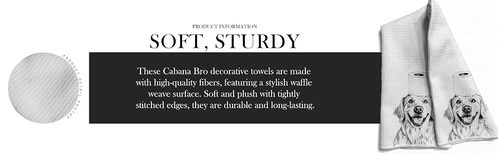 cabana bro funny dog towel