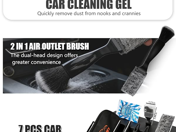 car detailing brush kit
