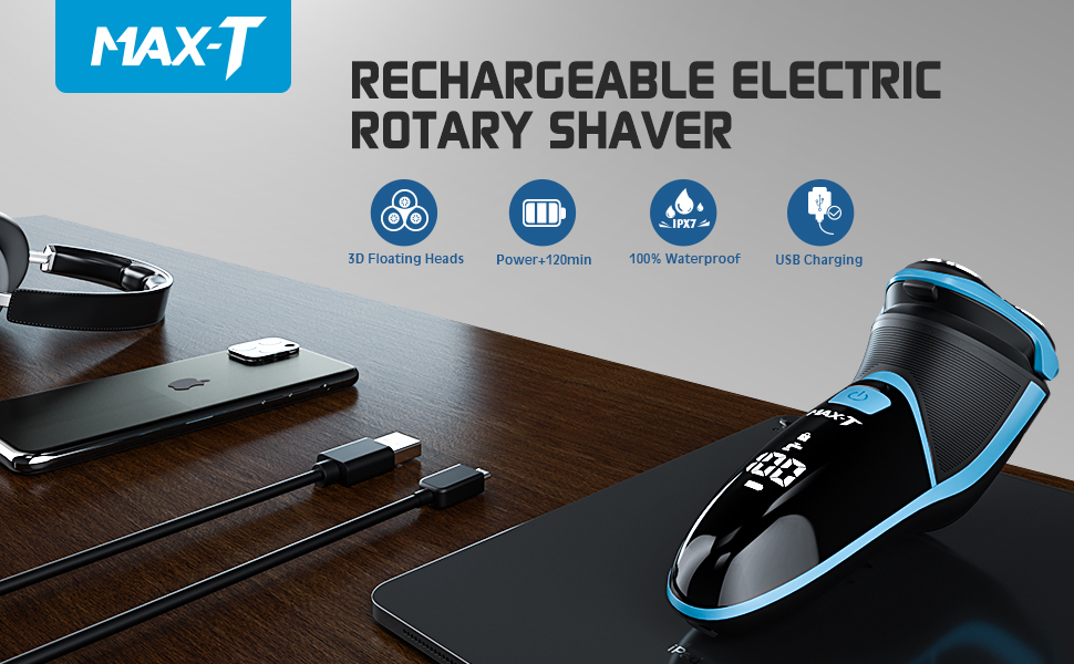 MAX-T Electric Rotary Shaver