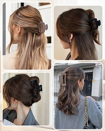 Silicone hair Clips