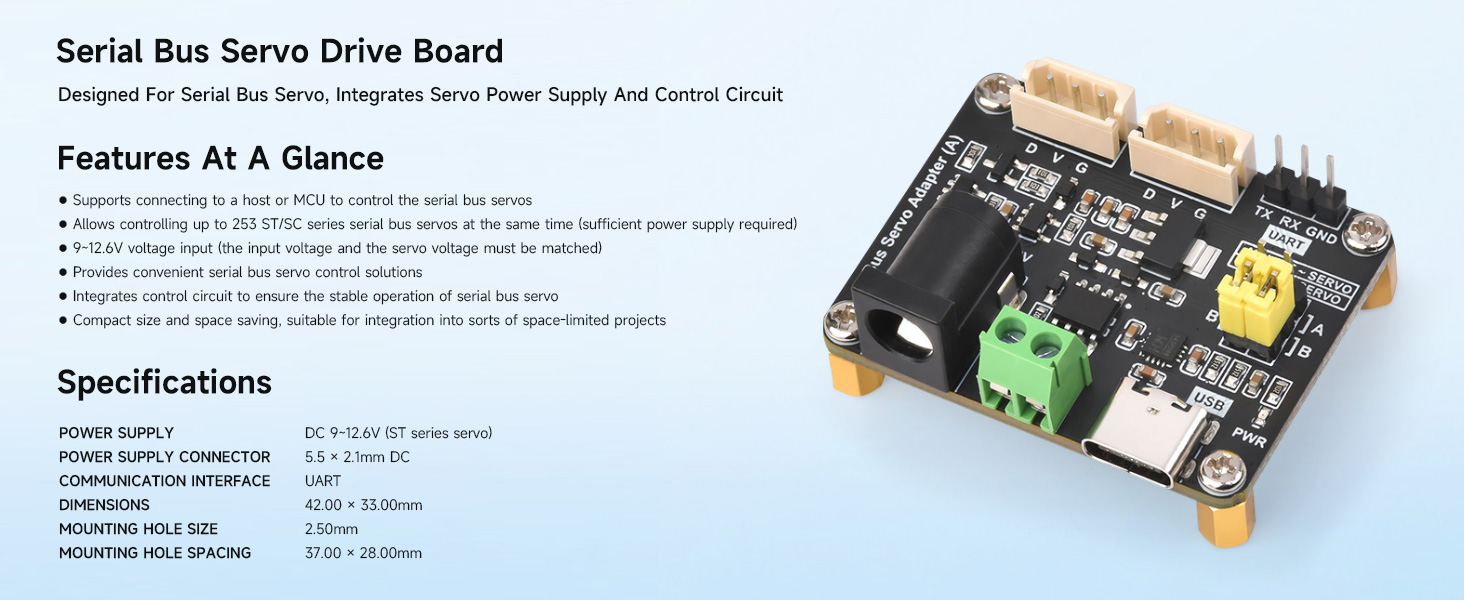 Serial Bus Servo Drive Board