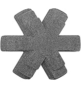 BOYAN Pot and Pan Protectors, Set of 12 and 3 Different Size, Cookware Dividers Pads/Stacking Pan...