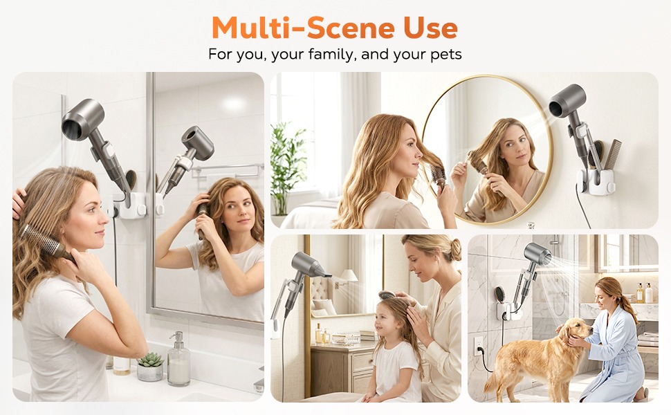 hair dryer storage