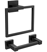 FORIOUS Toilet Paper Holder Set Wall Mount, SUS 304 Stainless Steel Pivoting Toilet Paper Holder ...