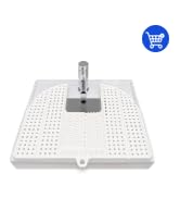 Bathroom Sink Cover for Counter Space Makeup, Foldable Silicone Sink Mat with Hanging Loop