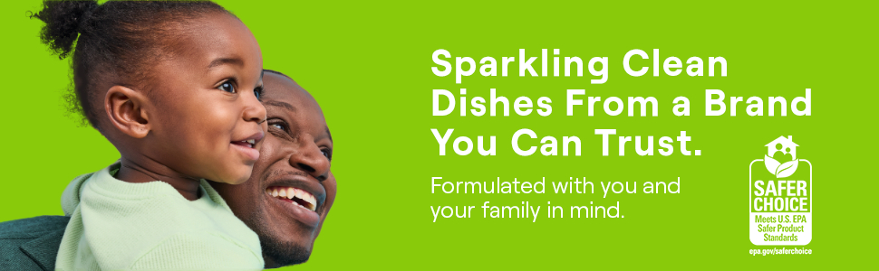 Sparkling Clean Dishes From a brand you can Trust.