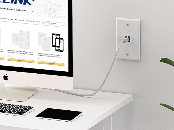 ethernet wall plate phone