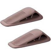 Fursafe&amp;Q Rubber Door Stopper Wedge with Holder - Child-Safe Stackable Door Stops for Bottom of D...