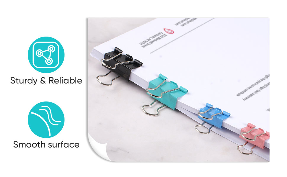 Paper Clips and Binder Clips Assorted Sizes
