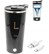 daasigwaa Rechargeable Self Stirring Mug - Magnetic Electric Auto Mixing Stainless Steel Cup for ...