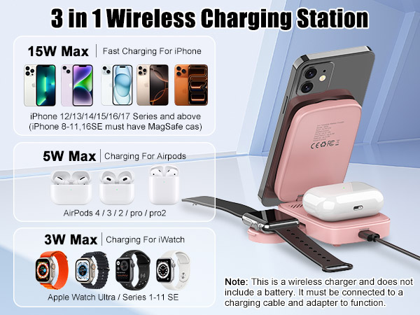 3 in 1 charging station apple