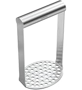 Cook Guy Heavy Duty Potato Masher – Premium Stainless Steel Food Masher for Potatoes, Avocados, B...