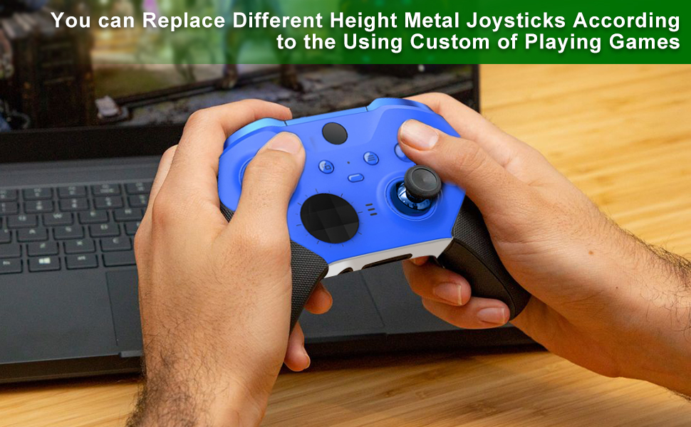 metal thumbsticks replacement accessories for xbox one series 2 controller