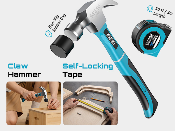 Claw Hammer and Self-Locking Tape