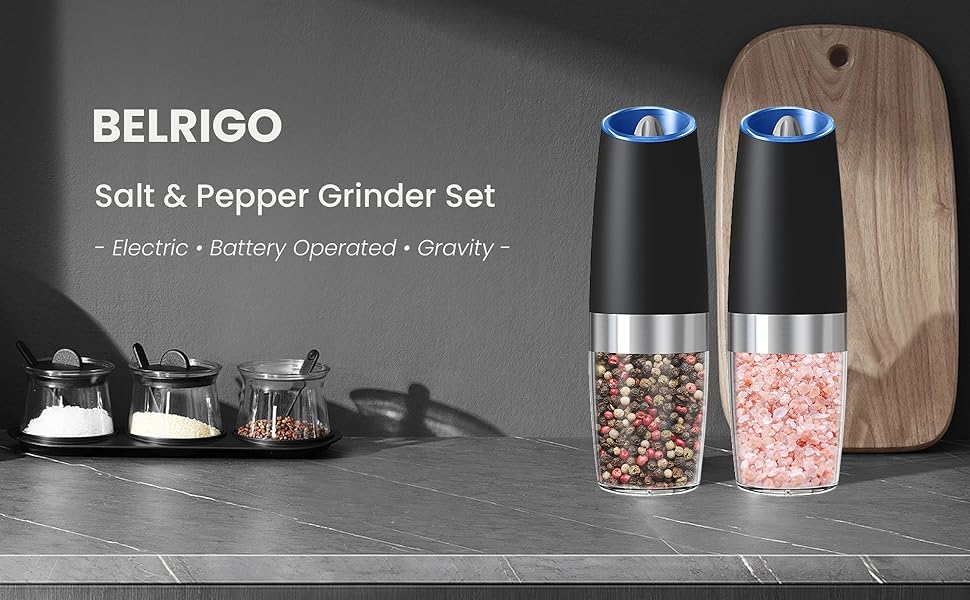 salt and pepper grinder set
