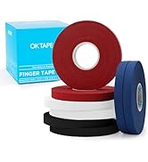 OK TAPE 8 Rolls Athletic Tape, 0.3 Inch Finger Tape for BJJ, Boxing, Climbing, Football, Pro Jiu ...
