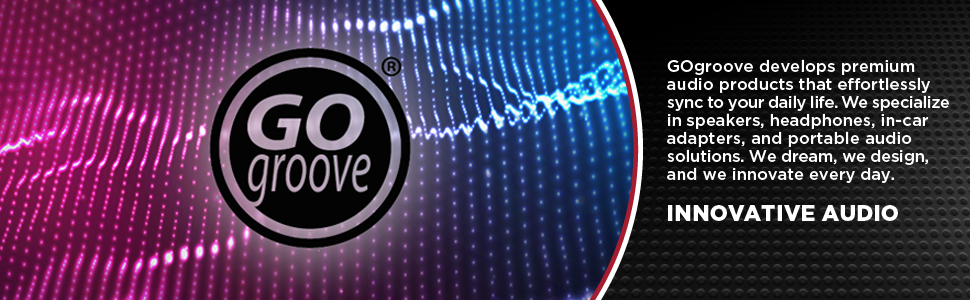 GOgroove Audio Products include Speakers, Headphones, Premium Camera Bags, and more