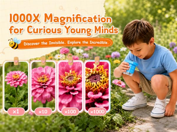 1000X Magnification for Curious Young Minds.