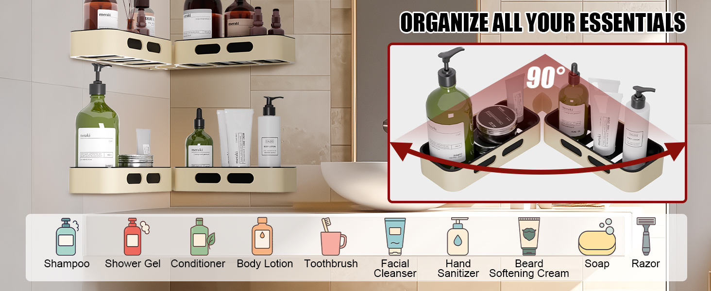 ORGANIZE ALL YOUR ESSENTIALS