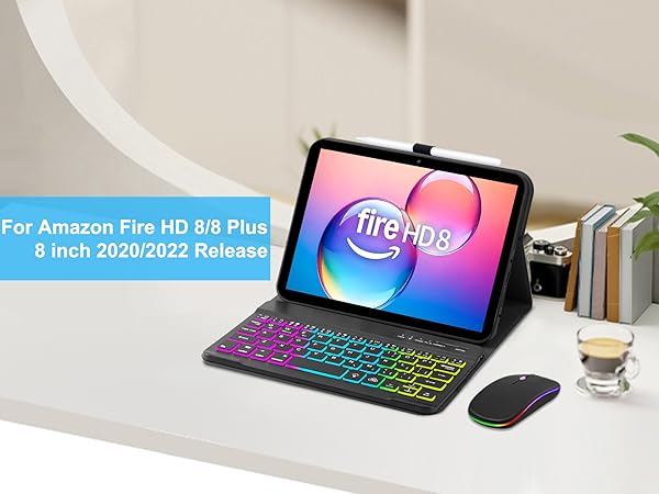 HD 8 tablet case keyboard