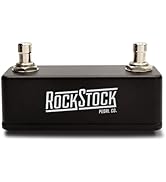 Rock Stock Dual Foot Switch Pedal - Versatile TRS Auxiliary Guitar Pedal - Expand Your Multi Effe...