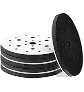 AegisTorq 6 Inch Foam Sanding Pad, 6pcs 25 Holes Hook &amp; Loop Soft Buffer Sponge Interface Cushion...