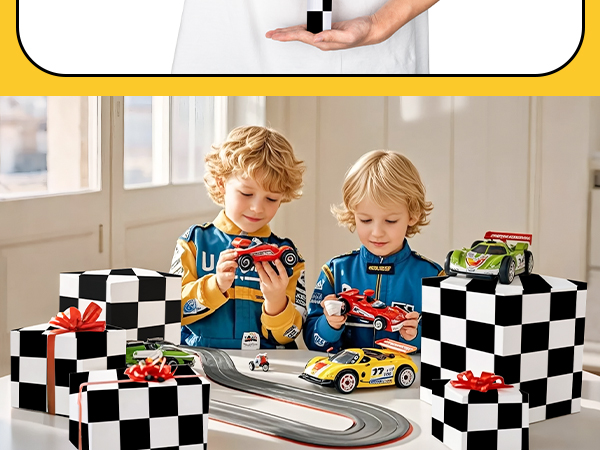 WRAPAHOLIC Checkered Flag Wrapping Paper 