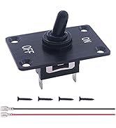 weideer 12V Toggle Switch ON/Off 16A 250V 2 pin 2 Position Heavy Duty Toggle Switch with Mounting...