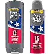 DOVE MEN + CARE Limited Edition FIFA Body Wash &amp; Deodorant Regimen Pack 2 Count All Star Comfort ...