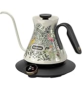 Cocinare FLOW M6 Pro Electric Gooseneck Kettle with Color-Changing Design, ±0.5? Temperature Cont...