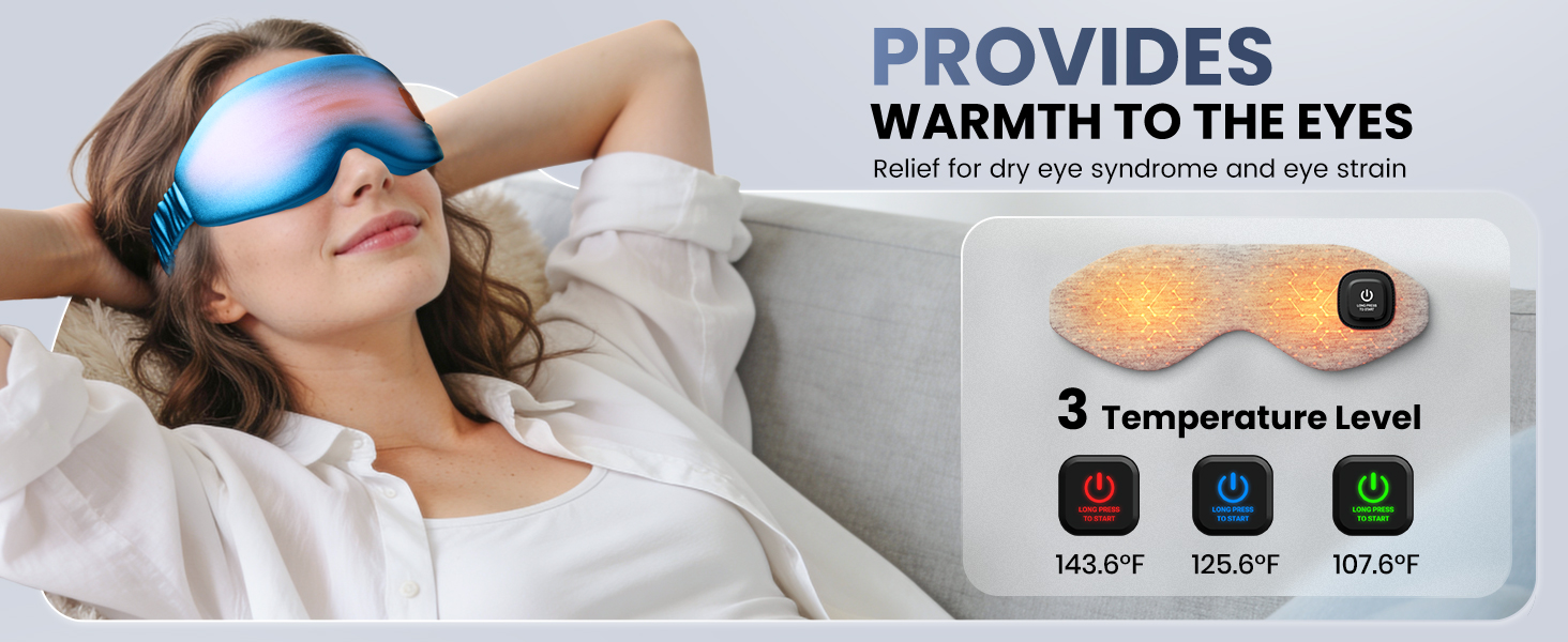 eye mask;heated eye mask;cooling eye mask;heated eye masks for dry eyes;eye mask for dry eyes
