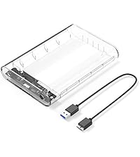 ORICO USB 3.0 External Hard Drive Enclosure for 3.5/2.5 Inch SATA Hard Drives/SSD Up to 20 TB, 3.5''...