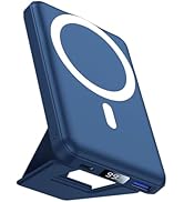 AOGUERBE for Magsafe Power Bank, 10000mAh Foldable Magnetic Battery Pack with LED Display, 3 in 1...