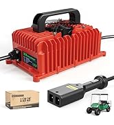 10L0L Smart Golf Cart Battery Charger for EZGO TXT, 18 AMP 36 Volt Golf Cart Charger with D Style...