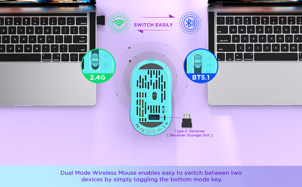 RAPIQUE R-03 Gradient wireless mouse A+