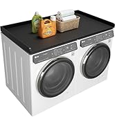 Ulif Over Washer and Dryer Countertop, Melamine Frosted Surface for Laundry Room Storage and Orga...