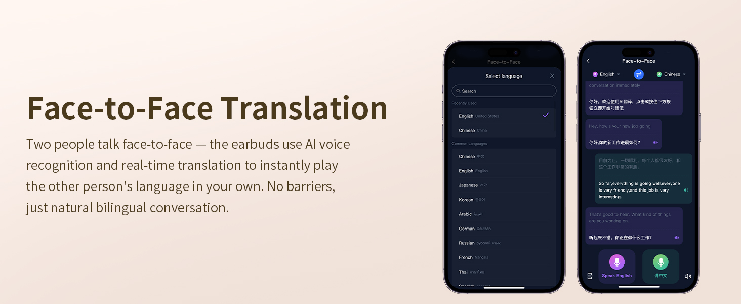 Instant Face Translation