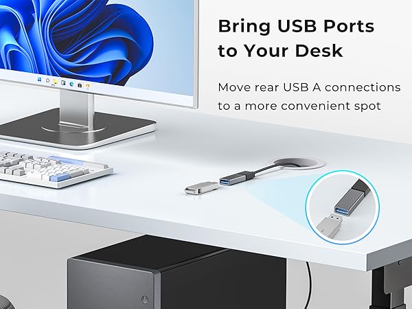 Bring USB Ports to Your Desk